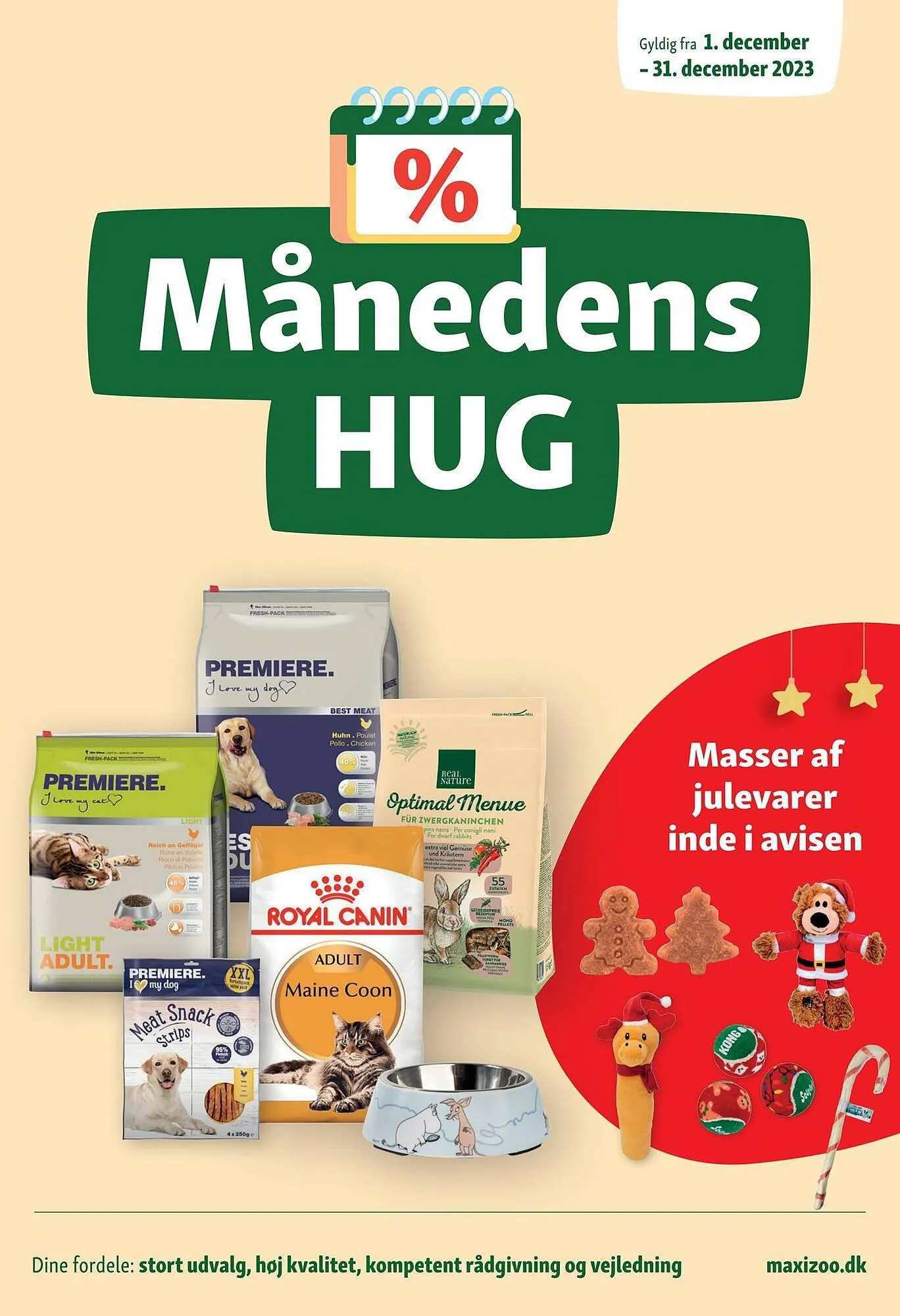Maxi Zoo tilbudsavis Gyldig indtil 30. november - 31. december 2023 - tilbudsavis side 1