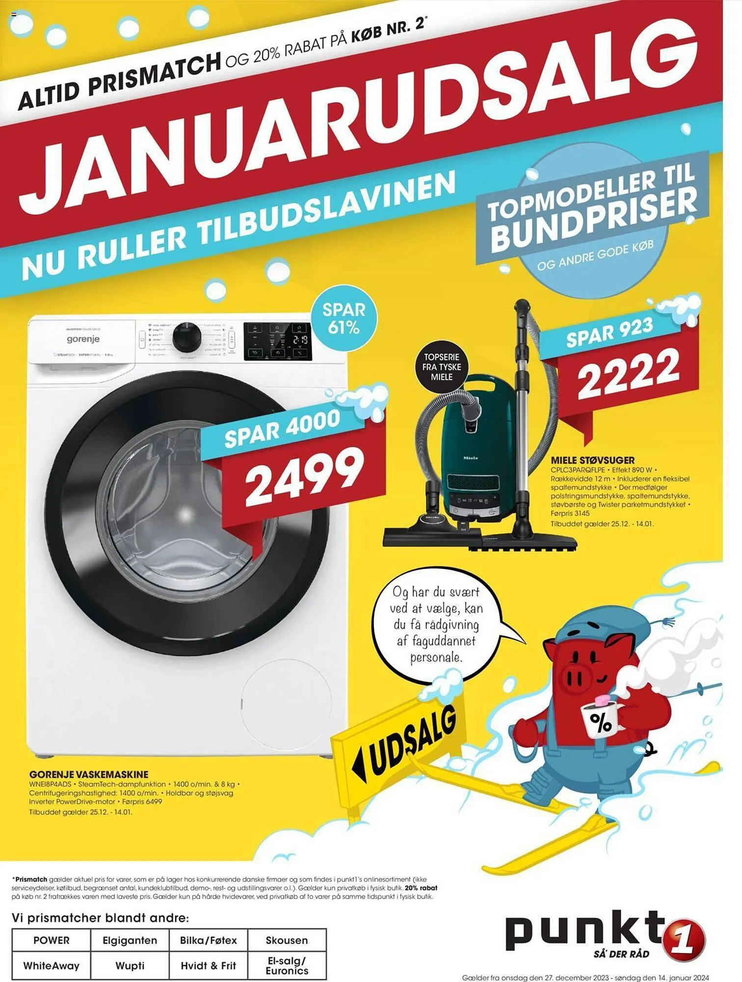 Punkt1 tilbudsavis Gyldig indtil 27. december - 14. januar 2024 - tilbudsavis side