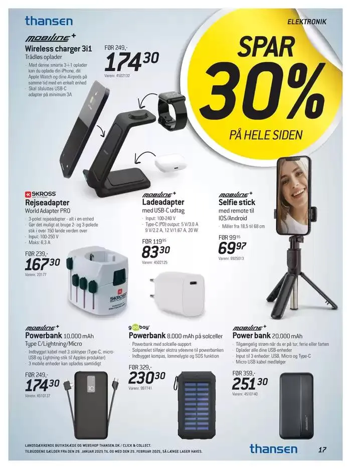 Aktuell kundeavis Thansen Gyldig indtil 29. januar - 25. februar 2025 - tilbudsavis side 17