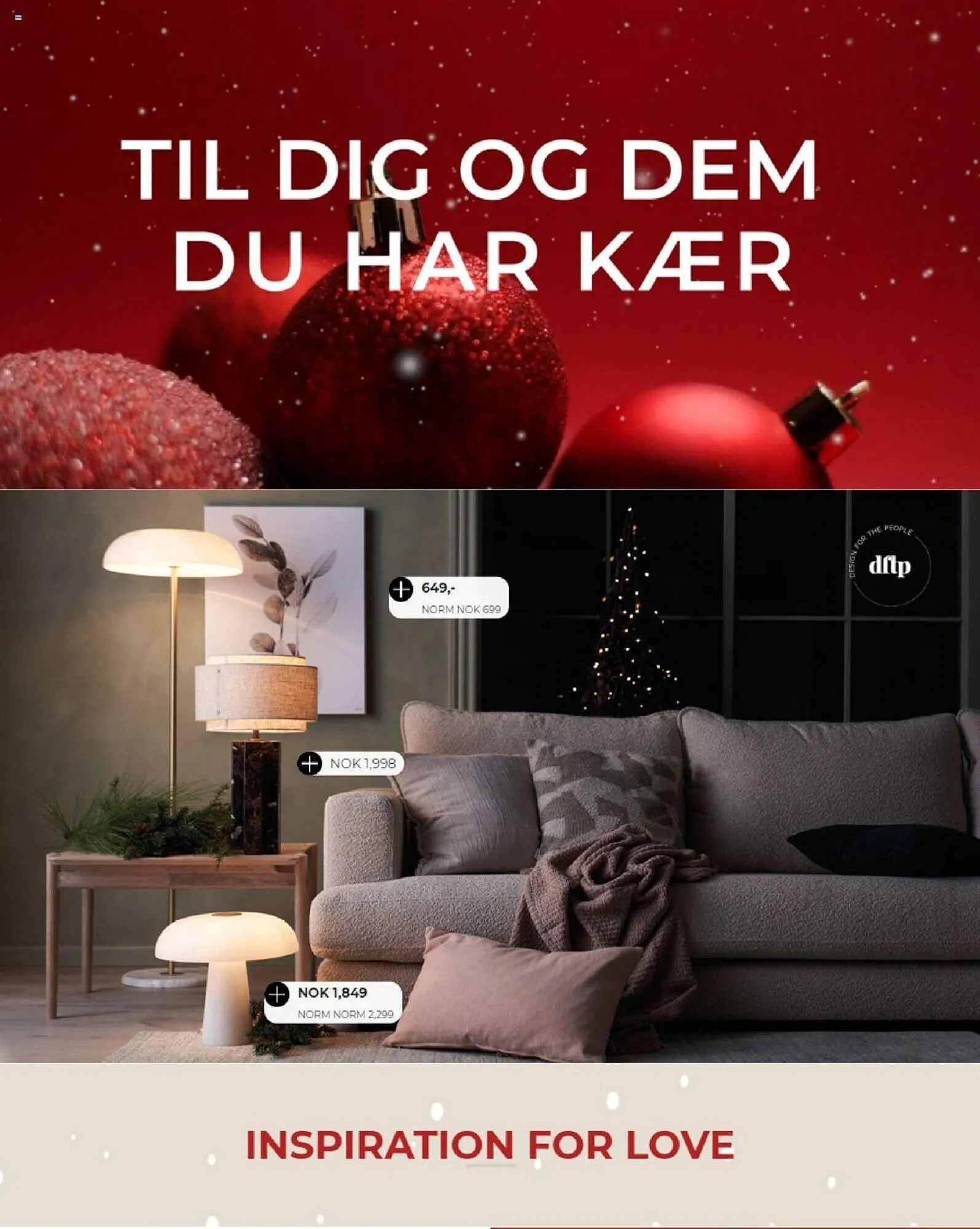 Møblér tilbudsavis Gyldig indtil 5. december - 21. december 2023 - tilbudsavis side 1