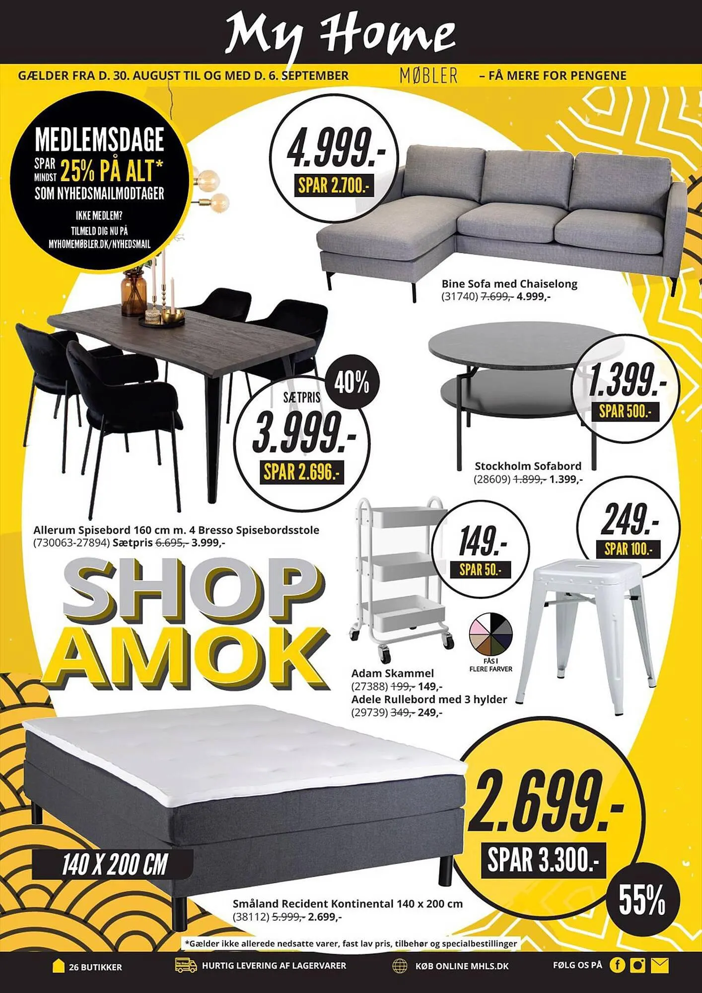My Home tilbudsavis Gyldig indtil 30. august - 6. september 2023 - tilbudsavis side 1