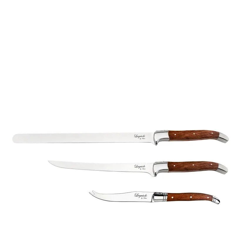 Laguiole By Hâws Knivsæt Rosewood 3 stk.