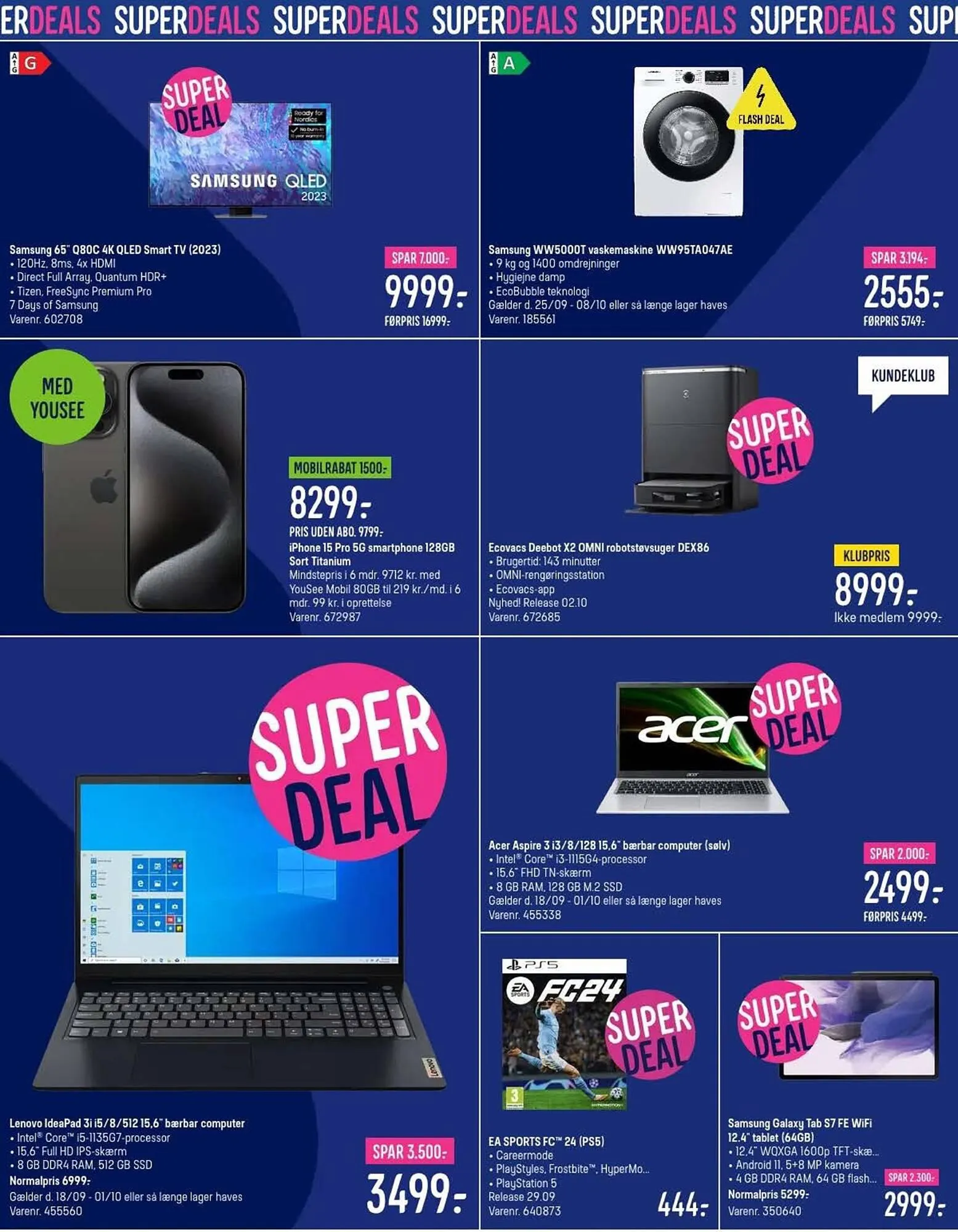 Elgiganten tilbudsavis Gyldig indtil 25. september - 1. oktober 2023 - tilbudsavis side 1