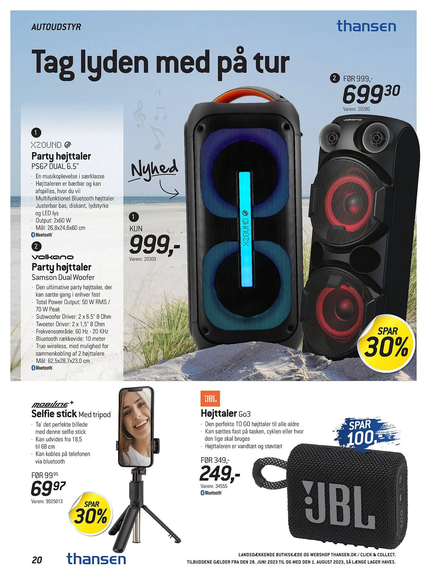 Thansen tilbudsavis Gyldig indtil 28. juni - 1. august 2023 - tilbudsavis side 20
