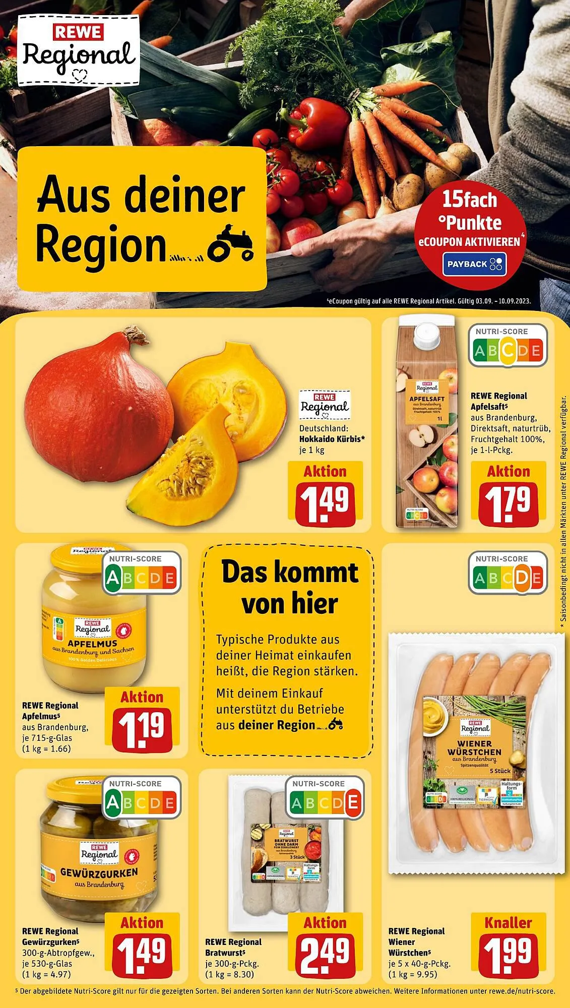 REWE tilbudsavis Gyldig indtil 4. september - 9. september 2023 - tilbudsavis side 19