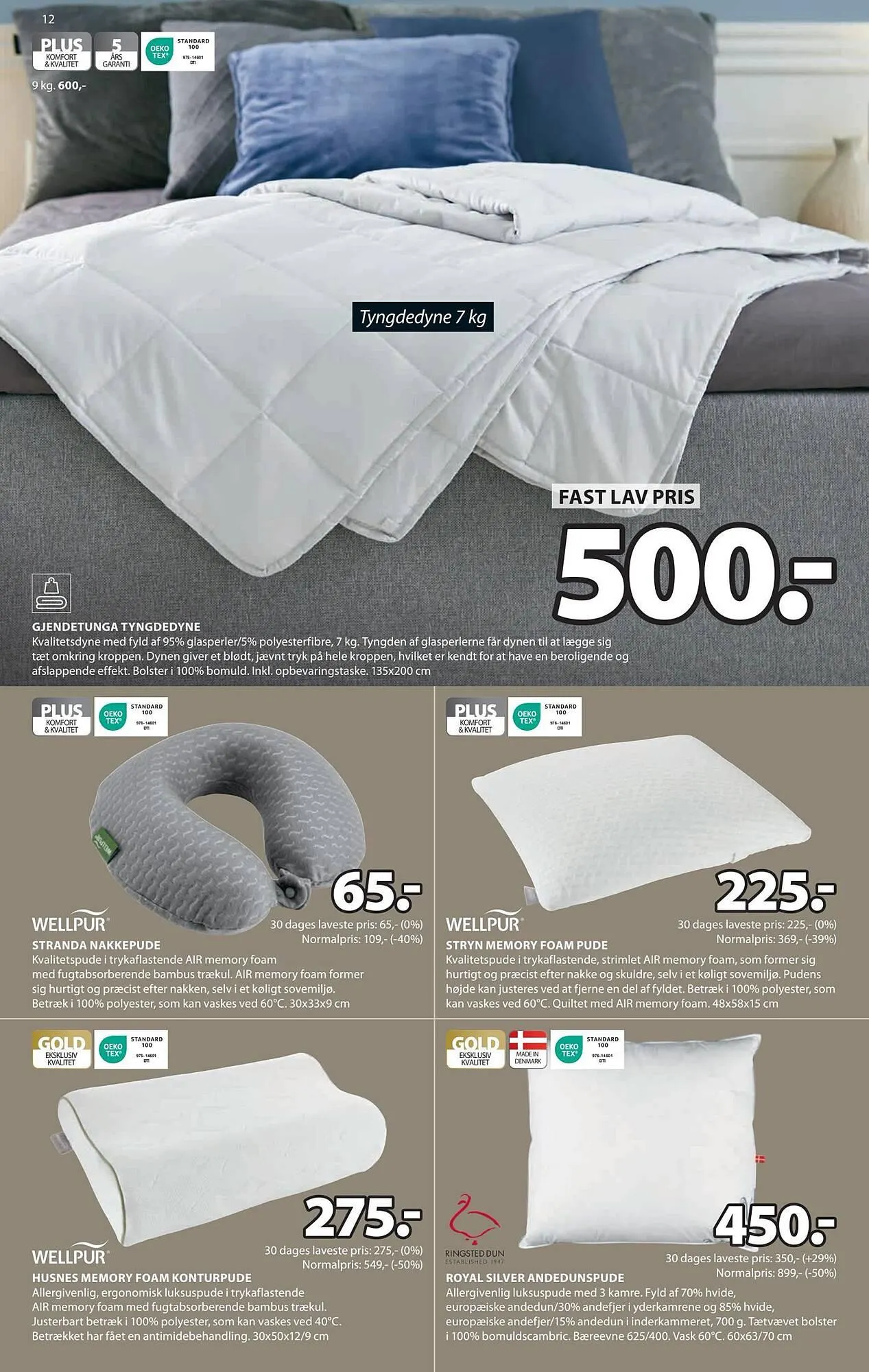 JYSK tilbudsavis Gyldig indtil 30. januar - 13. februar 2025 - tilbudsavis side 12