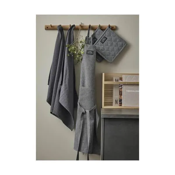 B 80 x L 95 cm - Bomuld - Grå