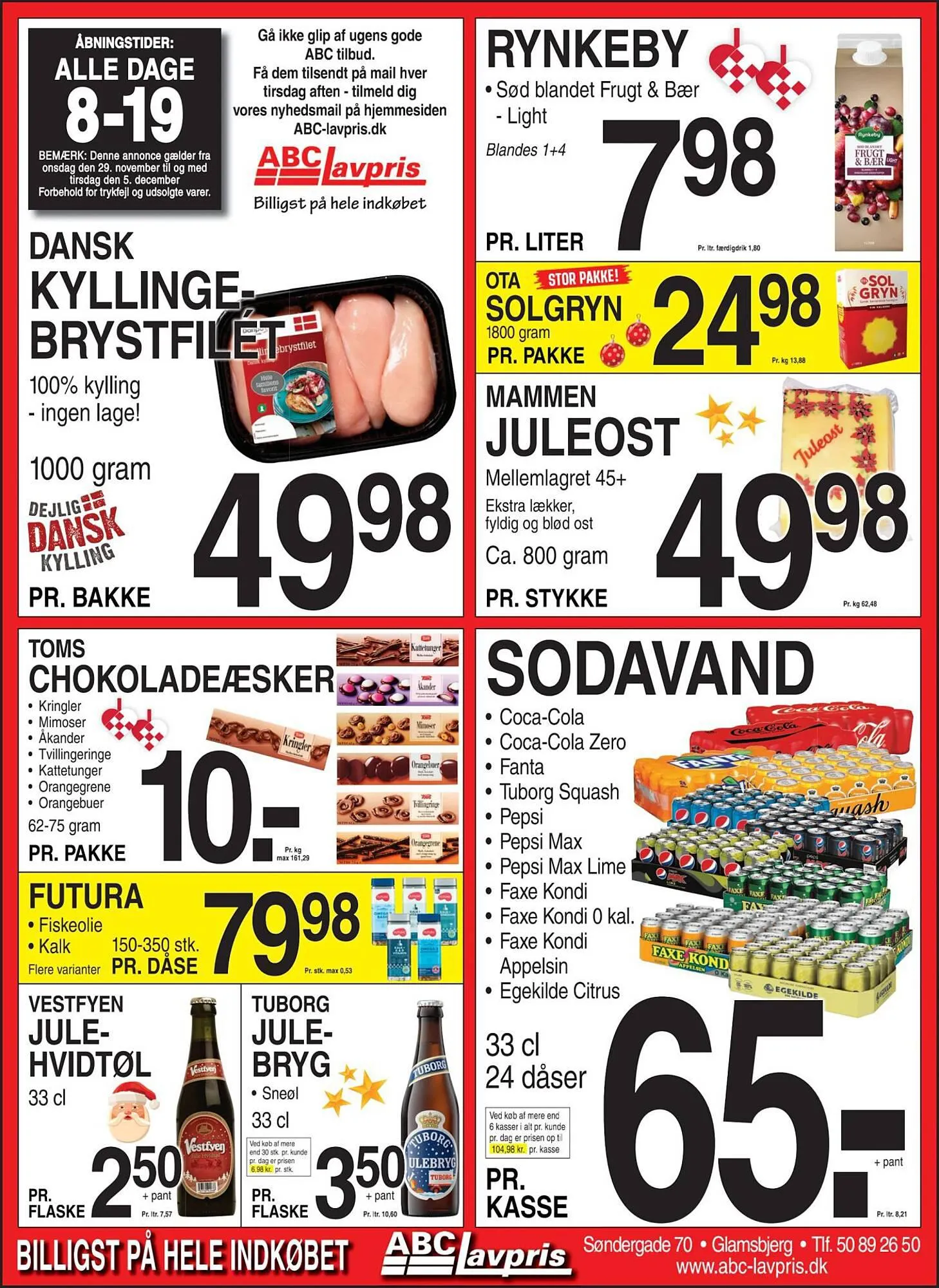 ABC Lavpris tilbudsavis Gyldig indtil 28. november - 5. december 2023 - tilbudsavis side 1