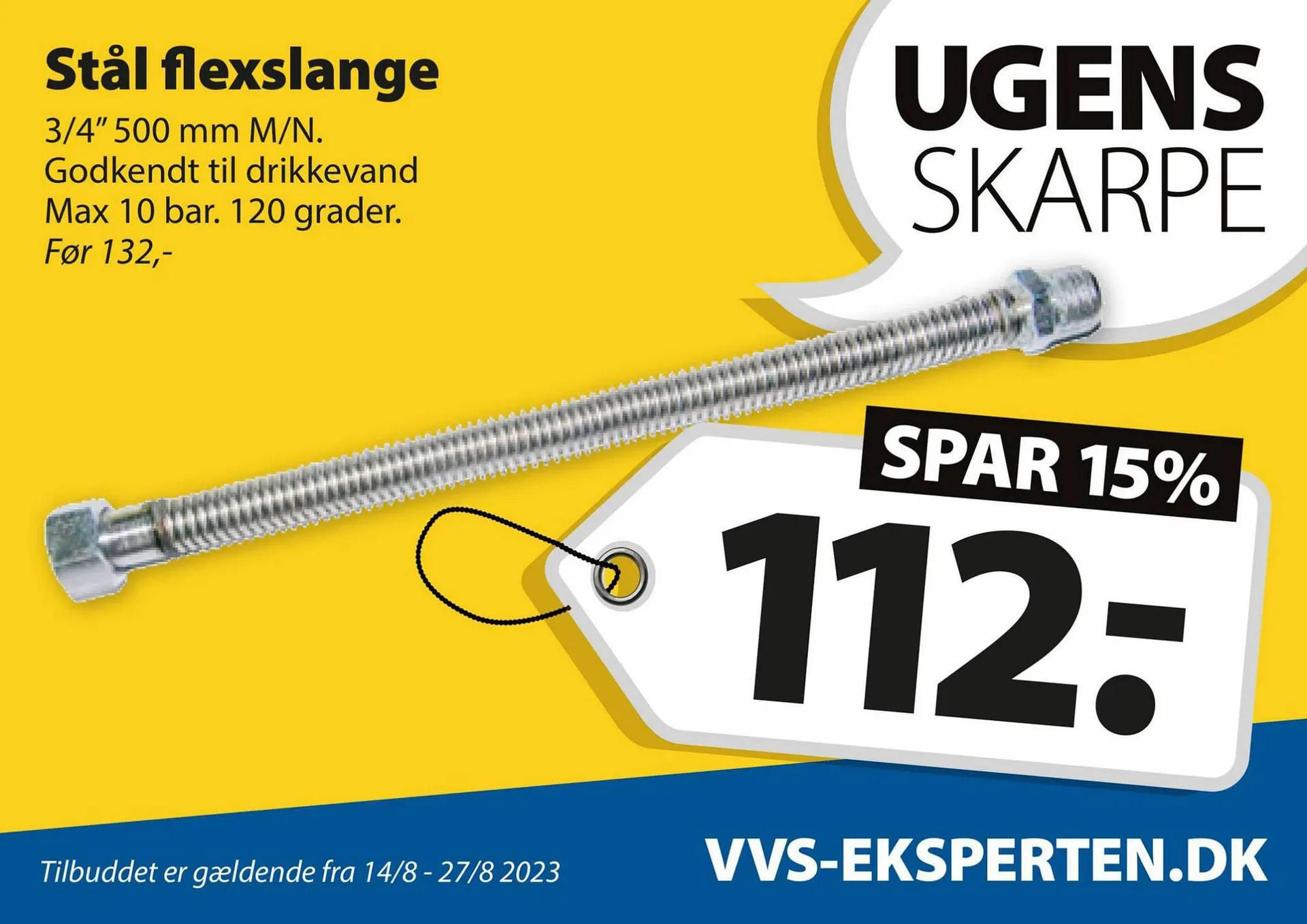 VVS Eksperten tilbudsavis Gyldig indtil 14. august - 27. august 2023 - tilbudsavis side 4