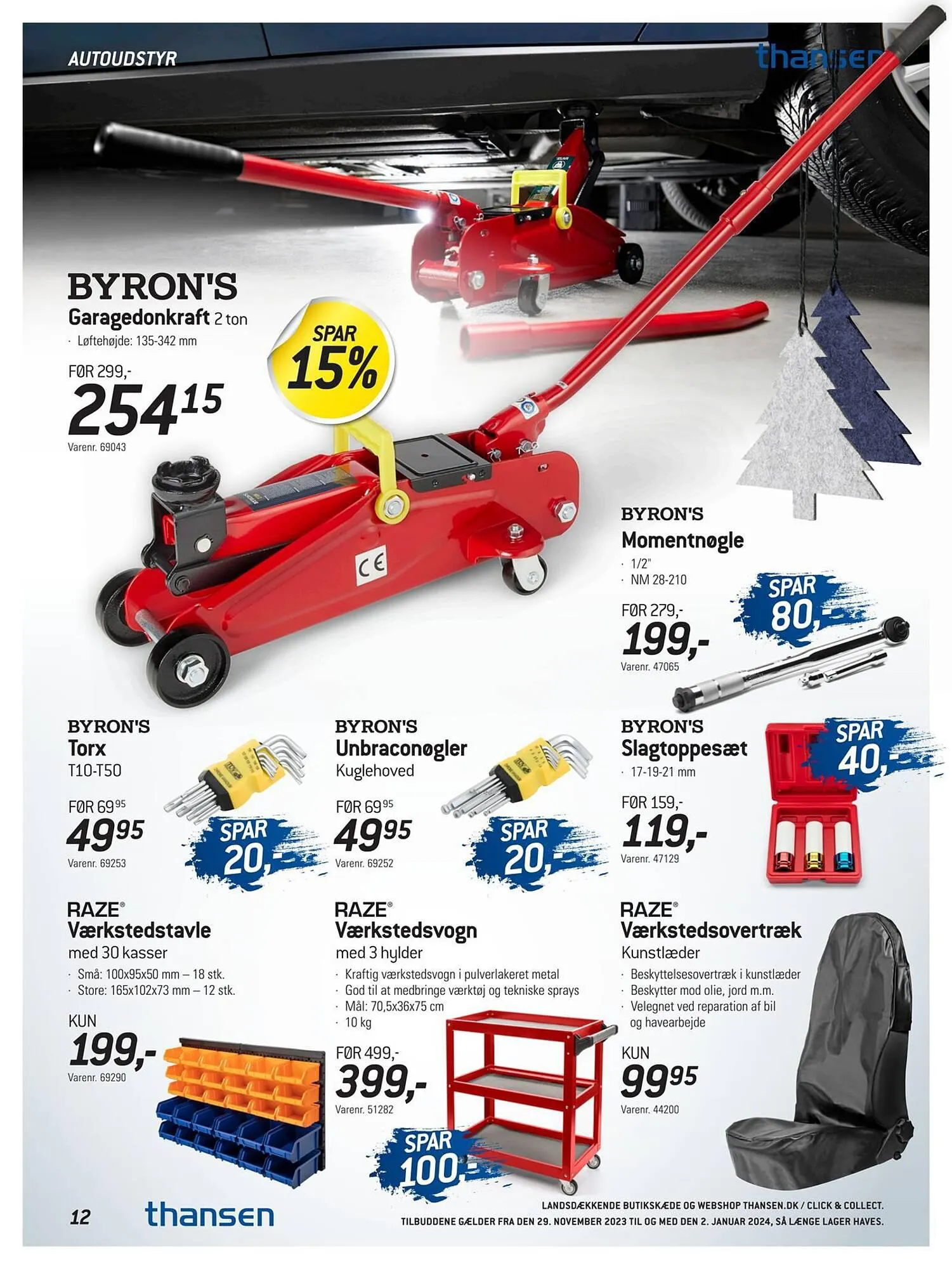 Thansen tilbudsavis Gyldig indtil 28. november - 2. januar 2024 - tilbudsavis side 12
