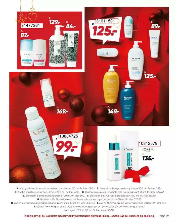 Aktuelle kup og tilbud Gyldig indtil 20. november - 4. december 2024 - tilbudsavis side 125