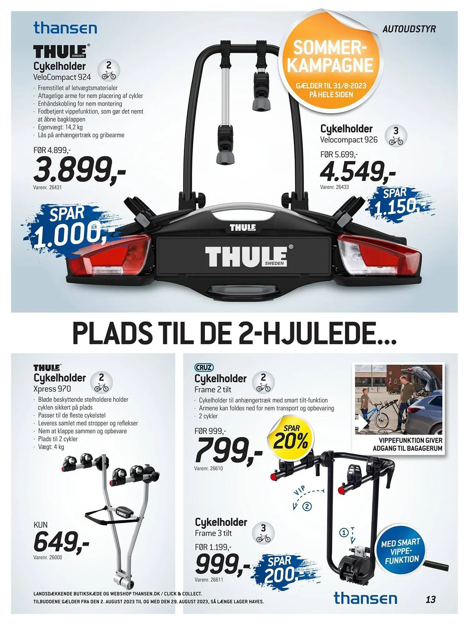 Thansen tilbudsavis Gyldig indtil 1. august - 29. august 2023 - tilbudsavis side 13