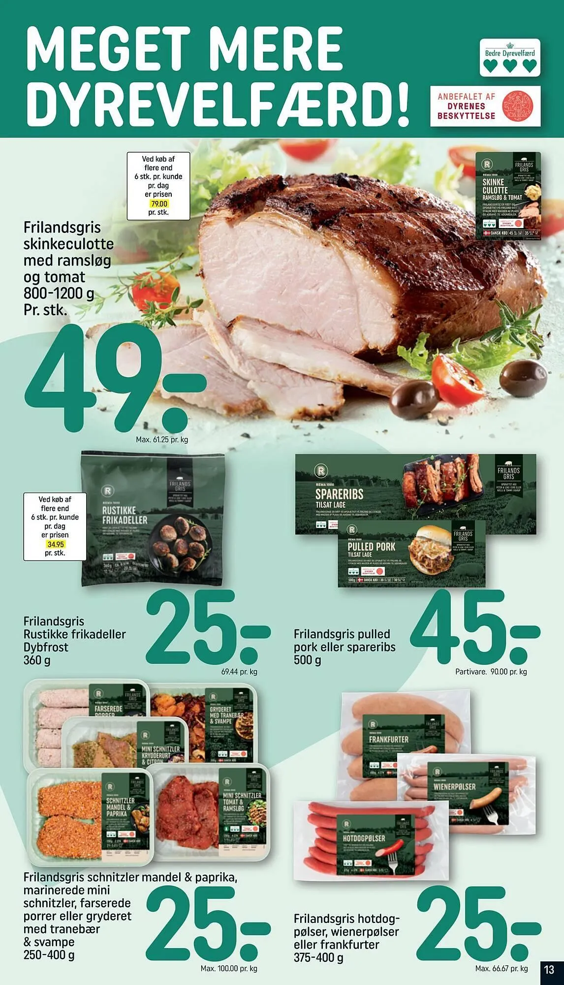 Rema 1000 tilbudsavis Gyldig indtil 1. januar - 11. januar 2025 - tilbudsavis side 13