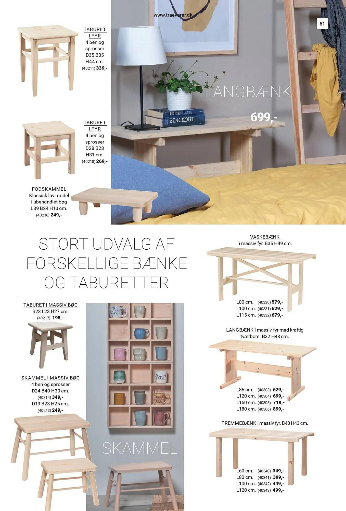 Trævarefabrikernes Udsalg tilbudsavis Gyldig indtil 18. januar - 31. december 2024 - tilbudsavis side 61