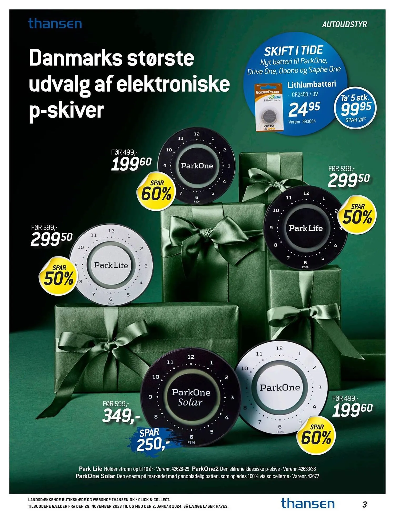 Thansen tilbudsavis Gyldig indtil 28. november - 2. januar 2024 - tilbudsavis side 3