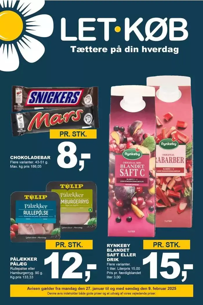 Let-Køb Tilbudsavis Gyldig indtil 27. januar - 10. februar 2025 - tilbudsavis side 1