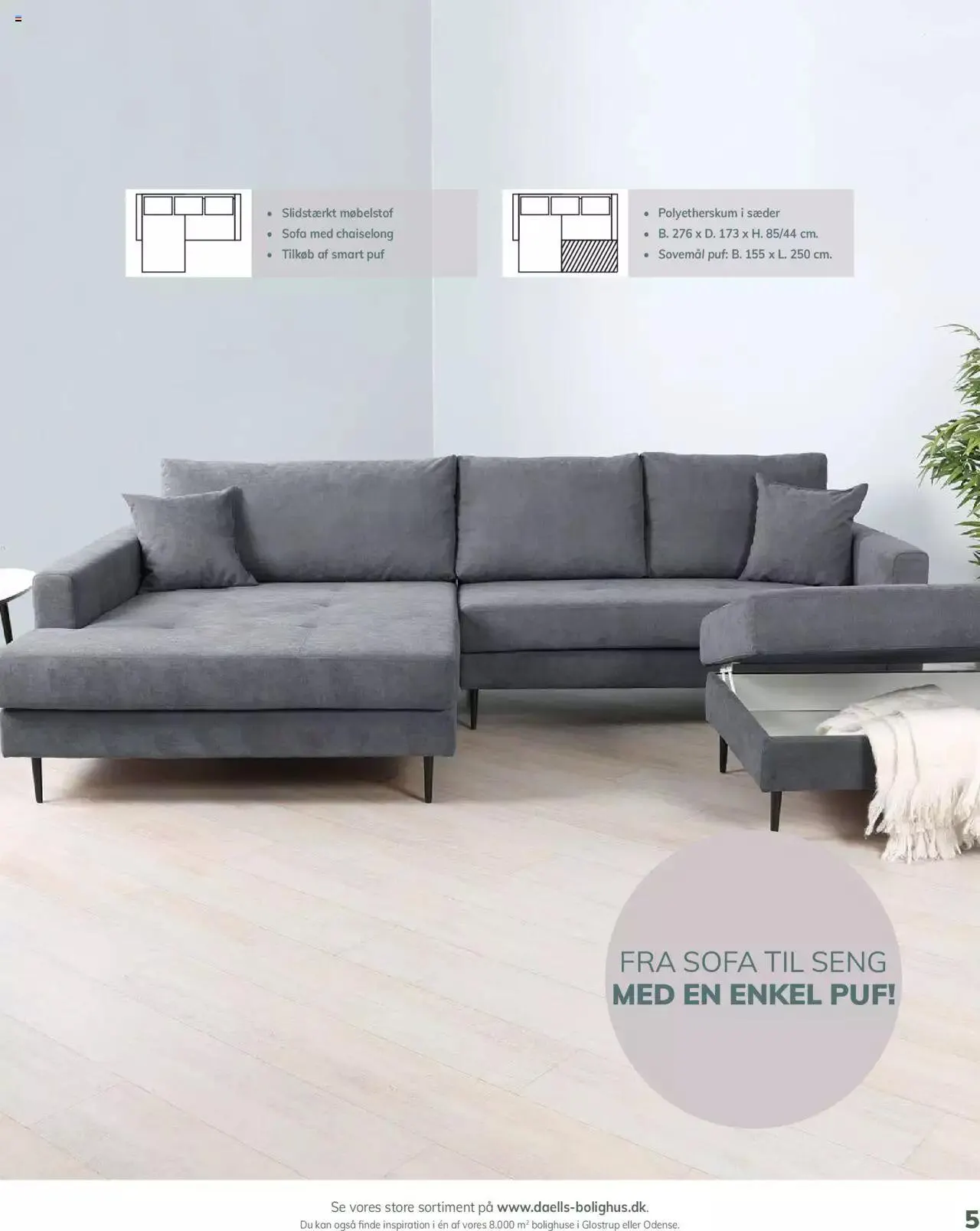 Daells Bolighus - Sovesofakatalog Gyldig indtil 25. april - 31. december 2023 - tilbudsavis side 5