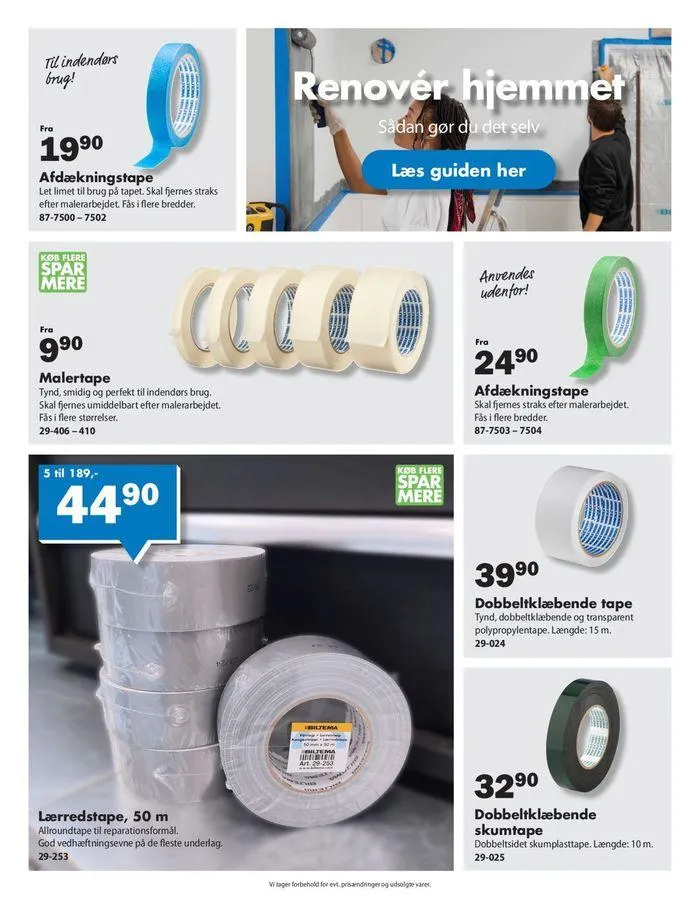 Husprojekter og renovering Gyldig indtil 27. august - 10. september 2024 - tilbudsavis side 22