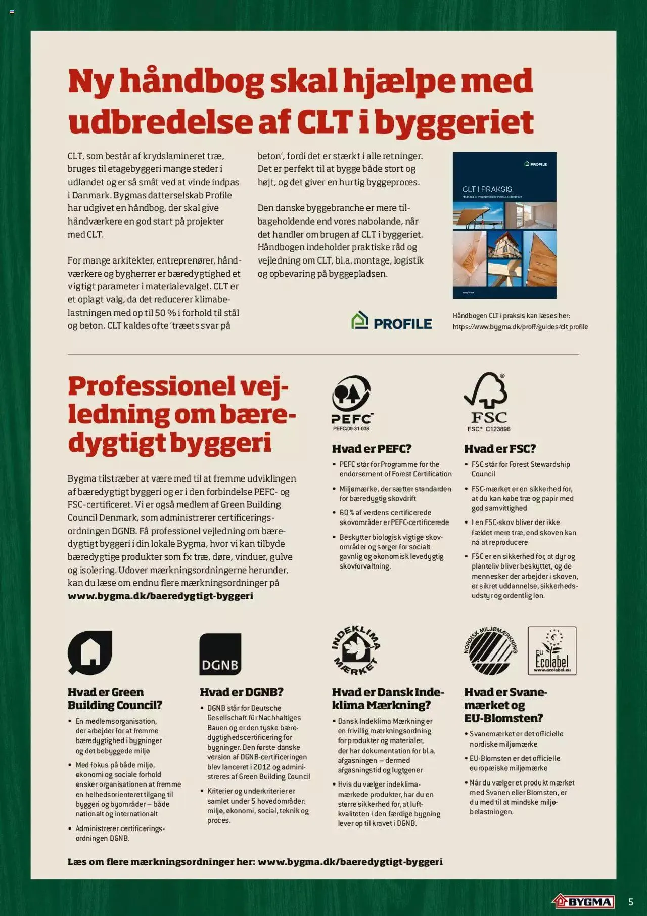 Bygma - Bæredygtigt byggeri Gyldig indtil 11. september - 31. december 2023 - tilbudsavis side 5