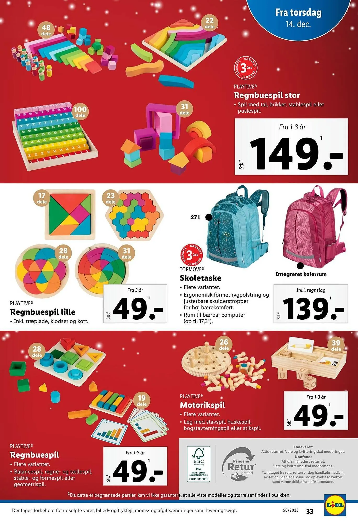 Lidl tilbudsavis Gyldig indtil 9. december - 16. december 2023 - tilbudsavis side 33