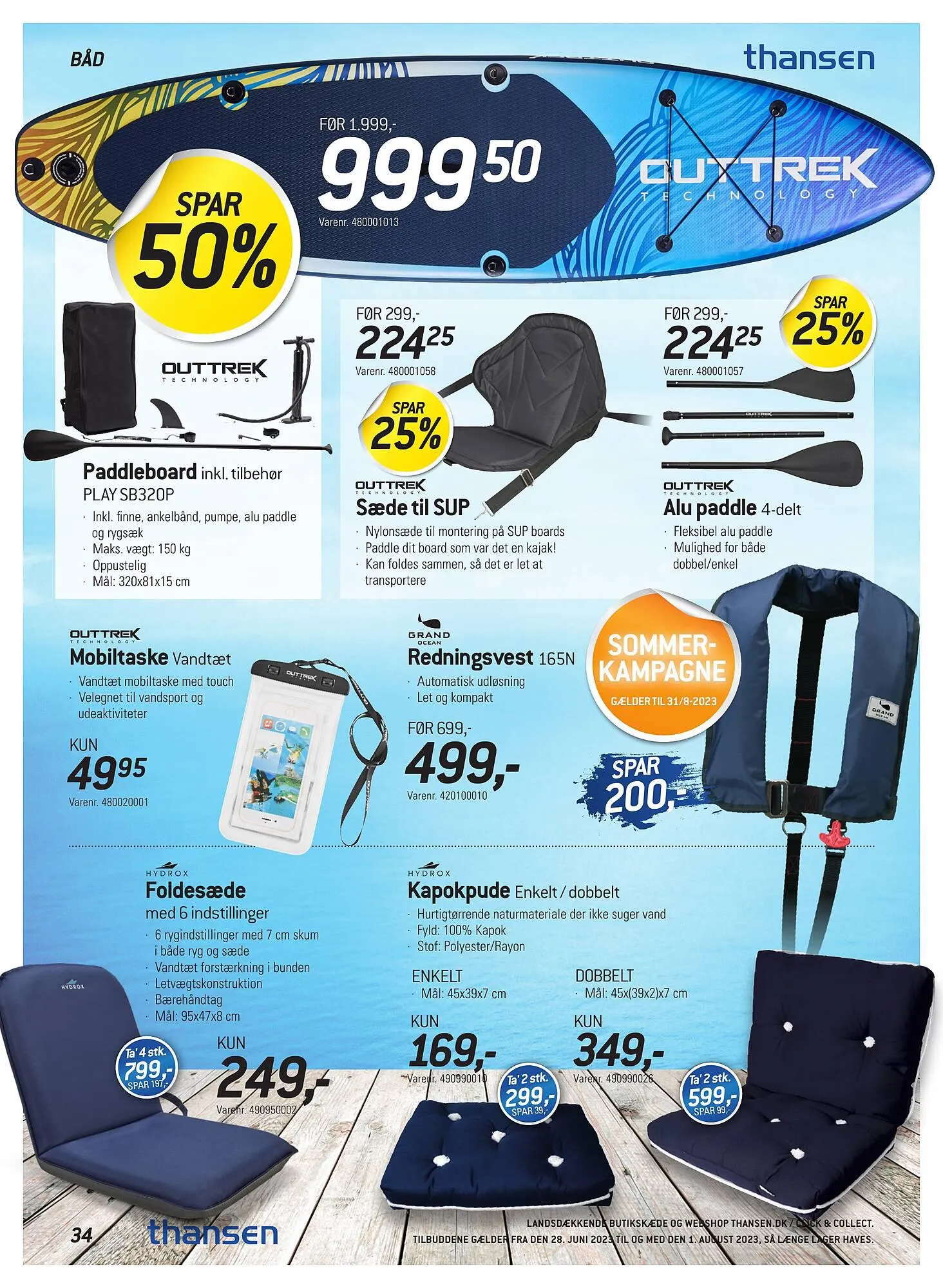 Thansen tilbudsavis Gyldig indtil 28. juni - 1. august 2023 - tilbudsavis side 34