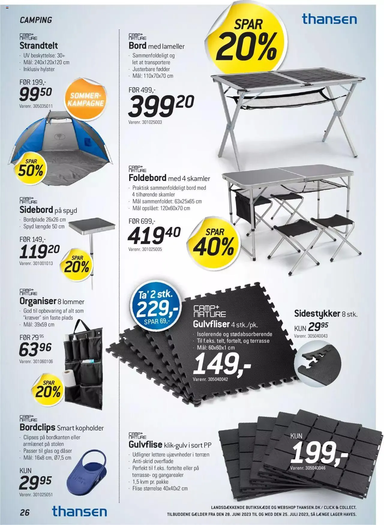 Thansen - Tilbudsavis Gyldig indtil 28. juni - 1. august 2023 - tilbudsavis side 26