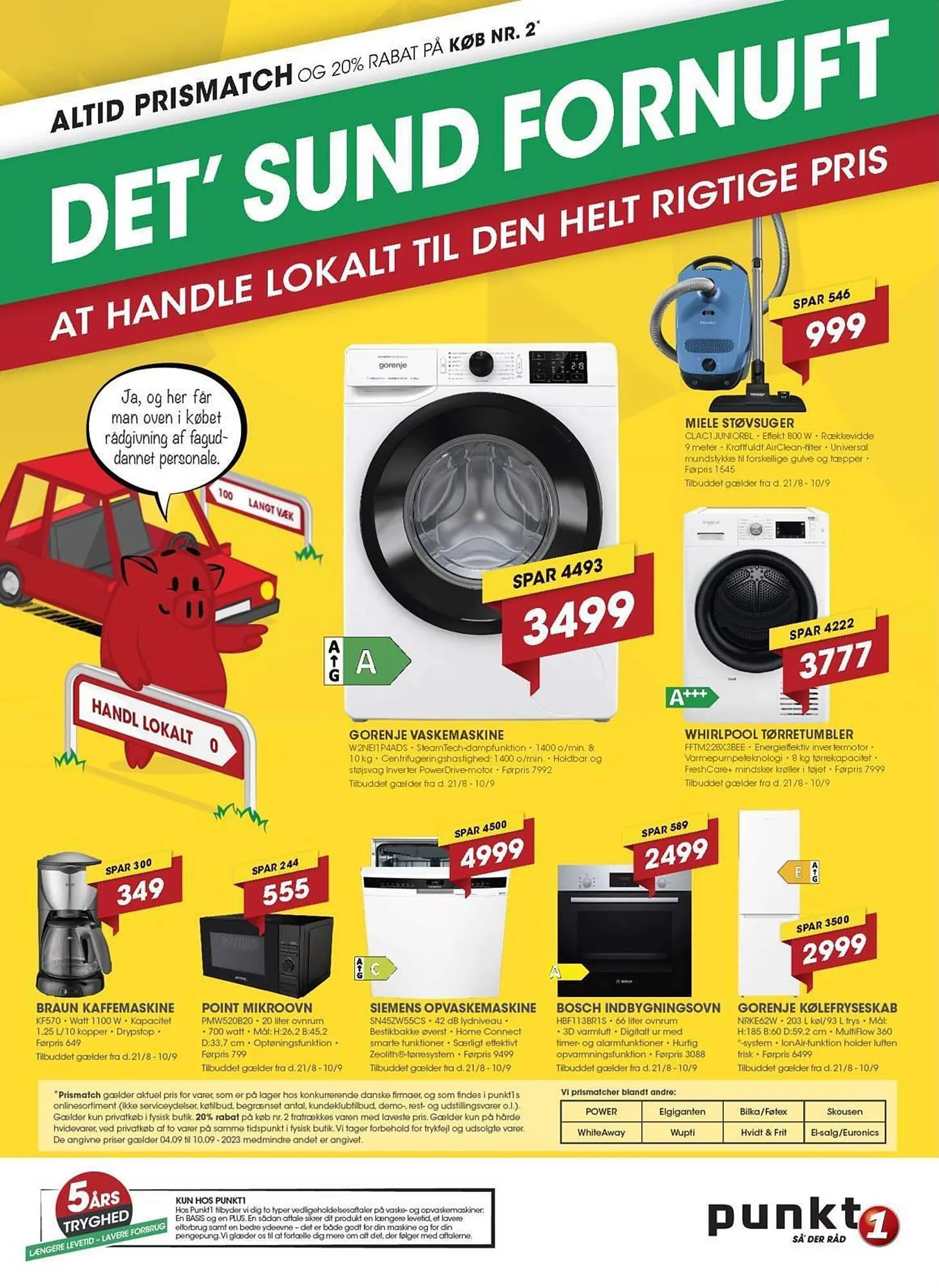 Punkt1 tilbudsavis Gyldig indtil 4. september - 10. september 2023 - tilbudsavis side 1
