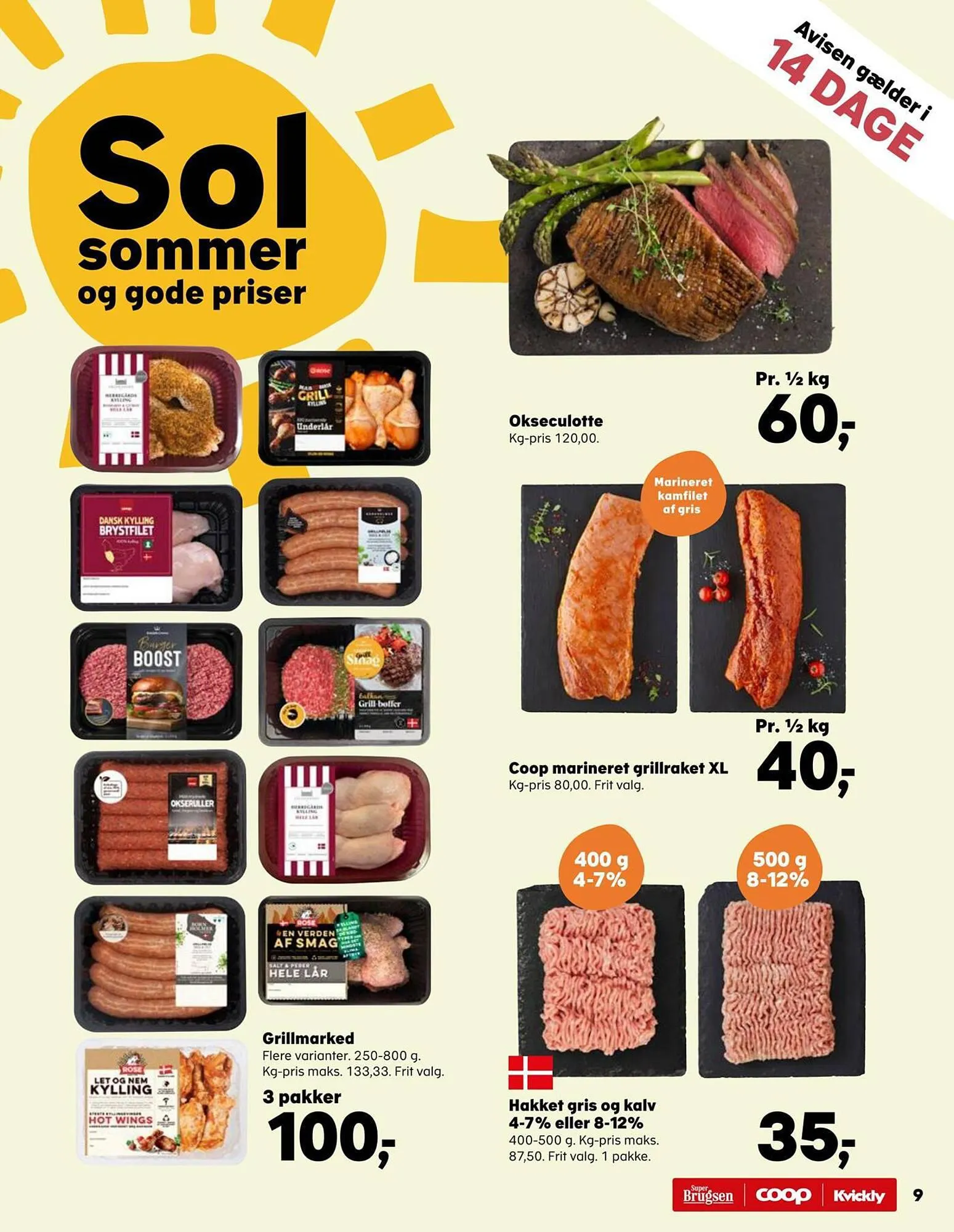 SuperBrugsen tilbudsavis Gyldig indtil 20. juli - 3. august 2023 - tilbudsavis side 9