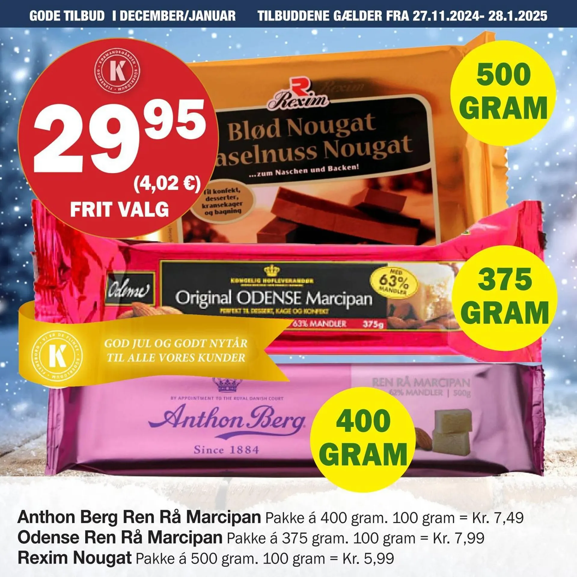 Købmandsgården tilbudsavis Gyldig indtil 26. november - 28. januar 2025 - tilbudsavis side 83