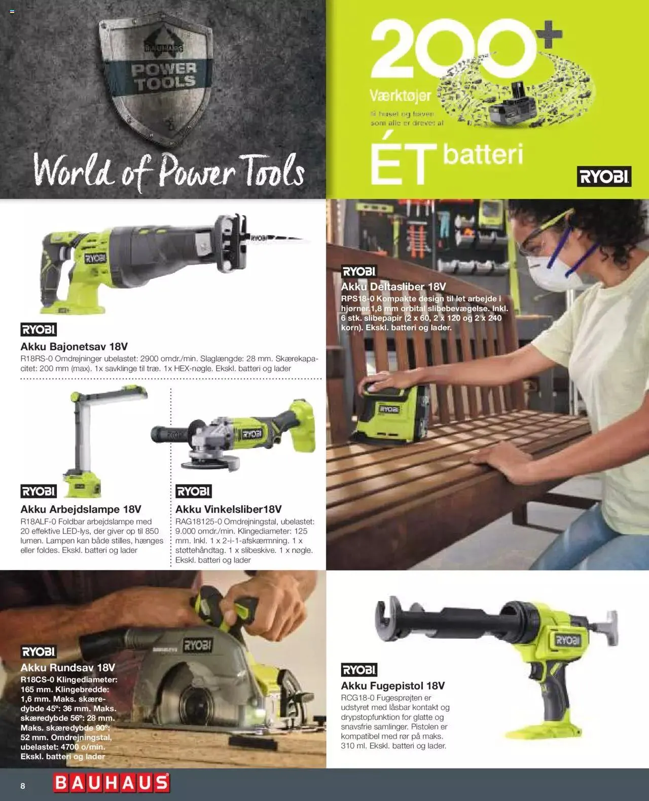 Bauhaus - El-værktøj og havemaskinemagasin Gyldig indtil 1. maj - 31. december 2023 - tilbudsavis side 8