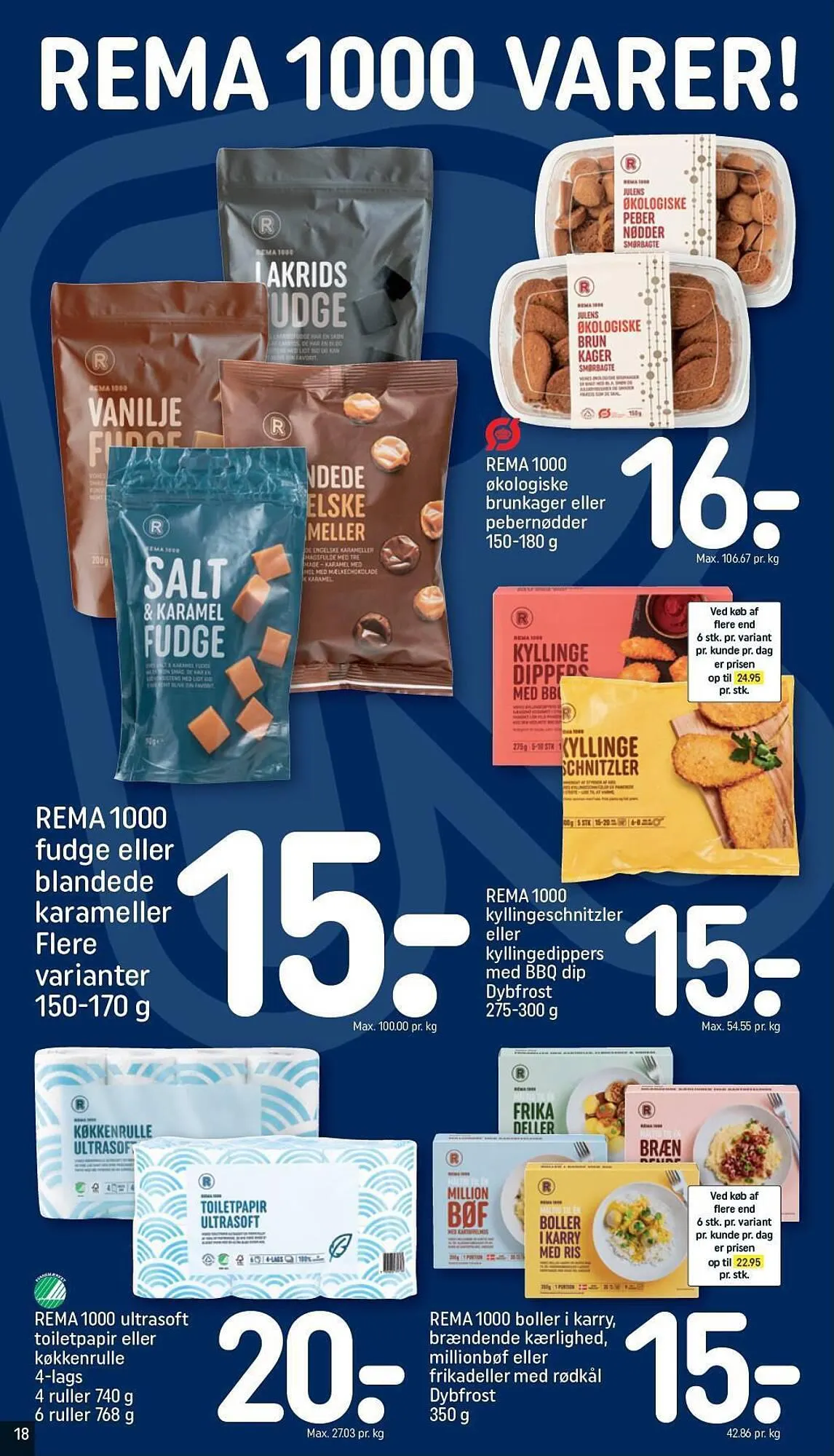 Rema 1000 tilbudsavis Gyldig indtil 3. december - 9. december 2023 - tilbudsavis side 18