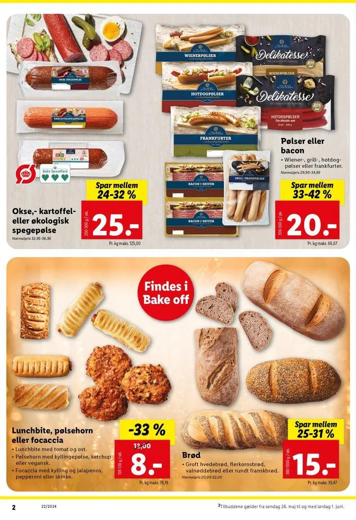 Lidl tilbudsavis. Gyldig indtil 22. maj - 1. juni 2024 - tilbudsavis side 2