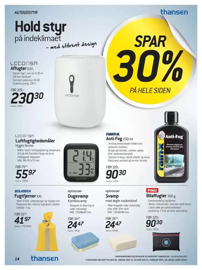 Aktuell kundeavis Thansen Gyldig indtil 29. januar - 25. februar 2025 - tilbudsavis side 14