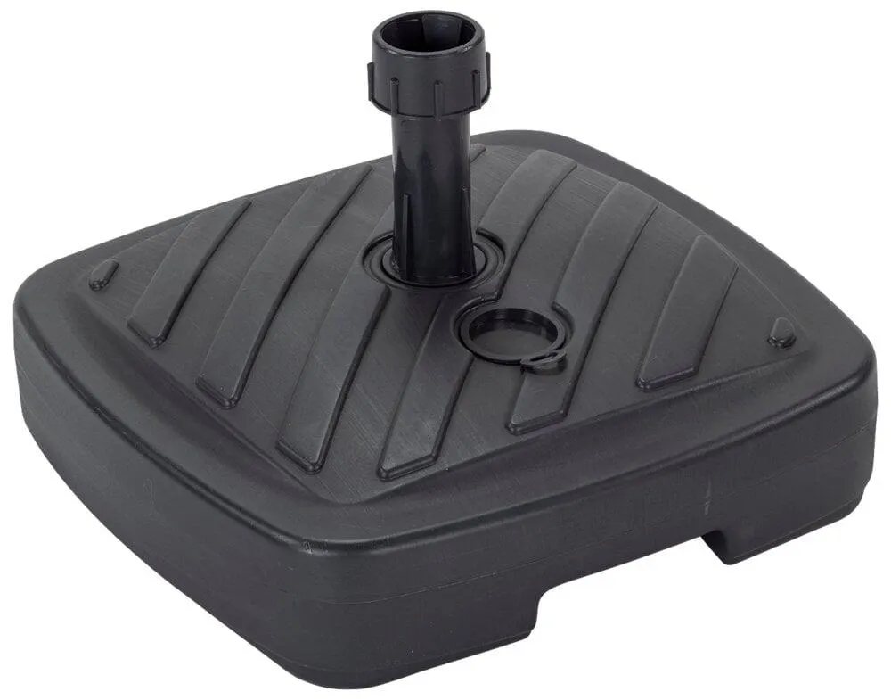 Parasolfod Sort plast 12 L