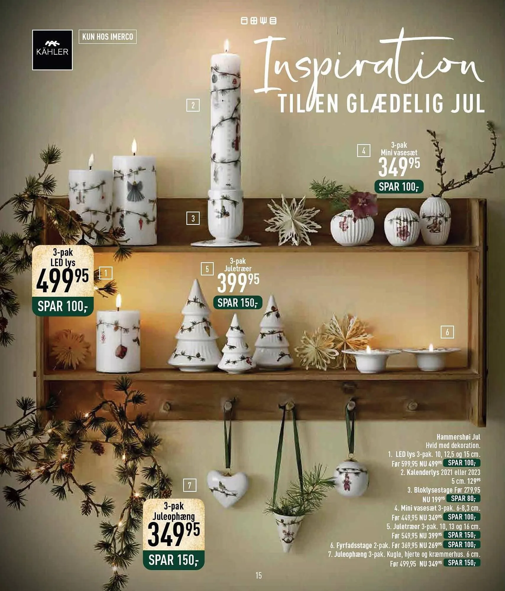 Imerco tilbudsavis Gyldig indtil 20. oktober - 23. december 2023 - tilbudsavis side 15