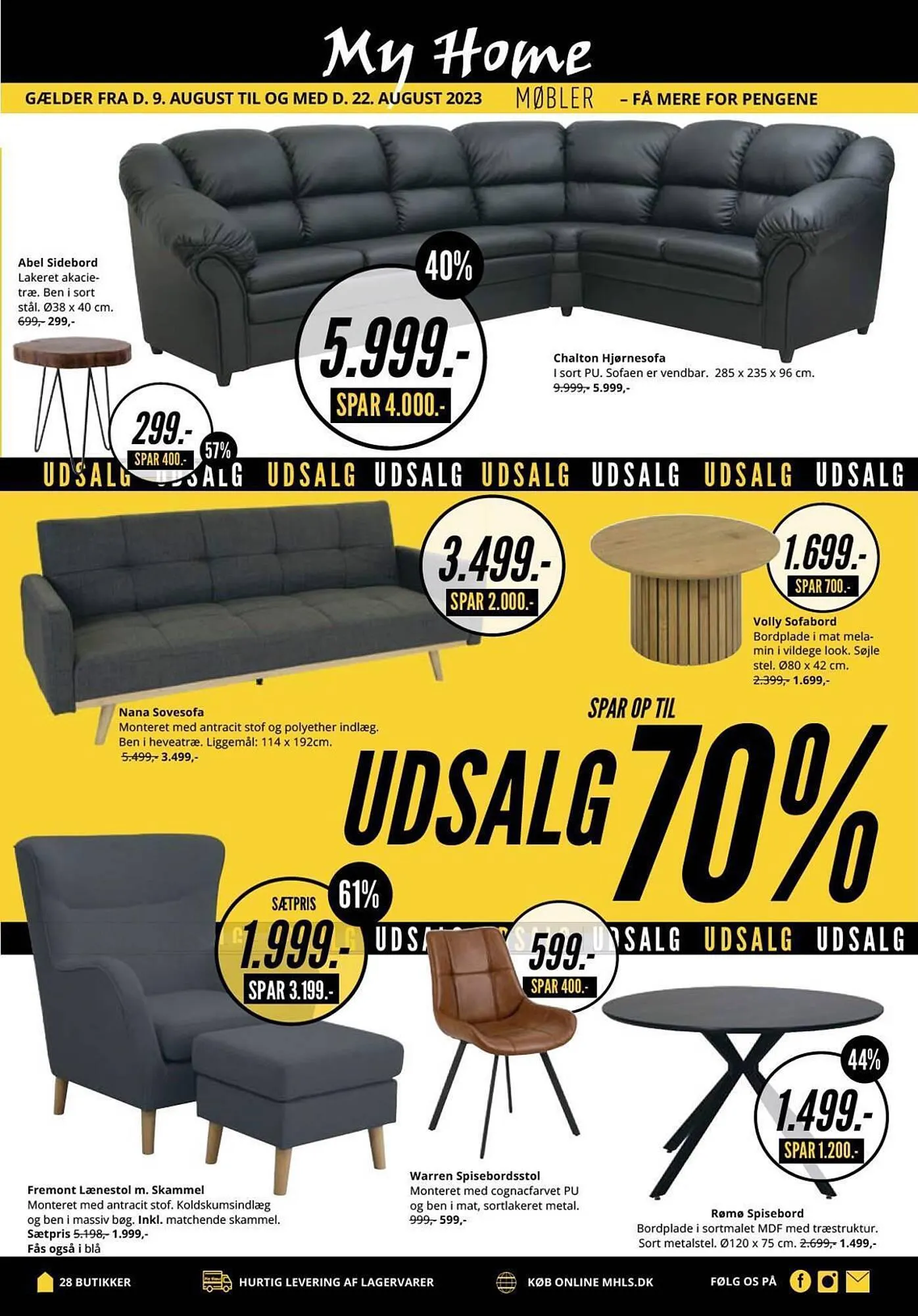My Home tilbudsavis Gyldig indtil 9. august - 22. august 2023 - tilbudsavis side 1