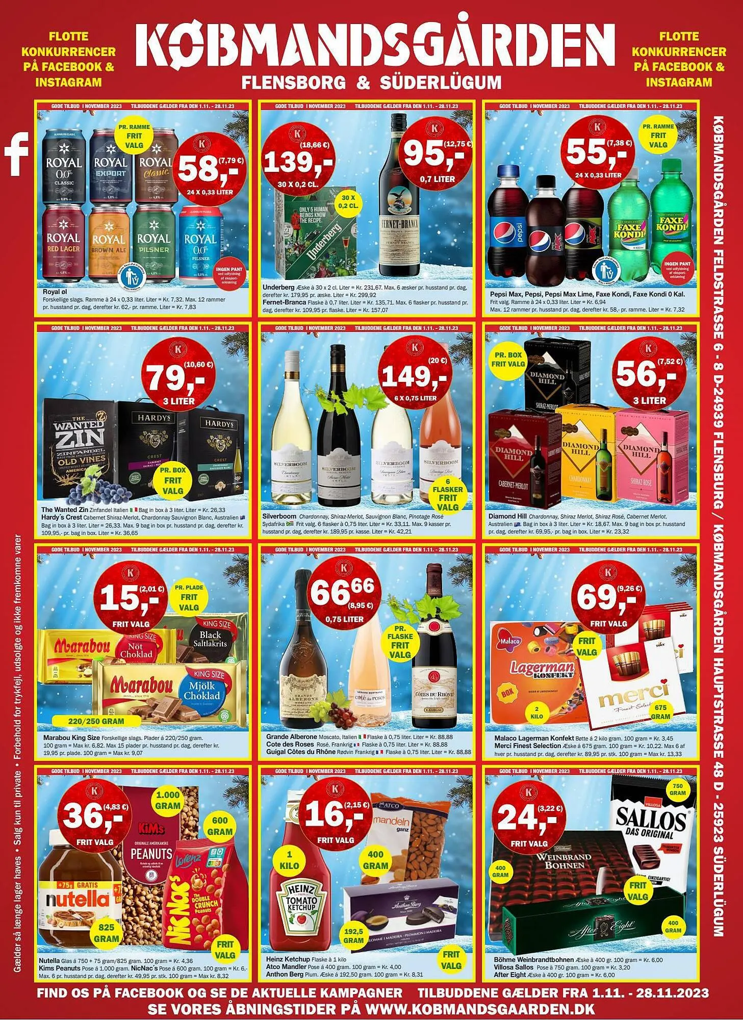 Købmandsgården tilbudsavis Gyldig indtil 1. november - 28. november 2023 - tilbudsavis side 1