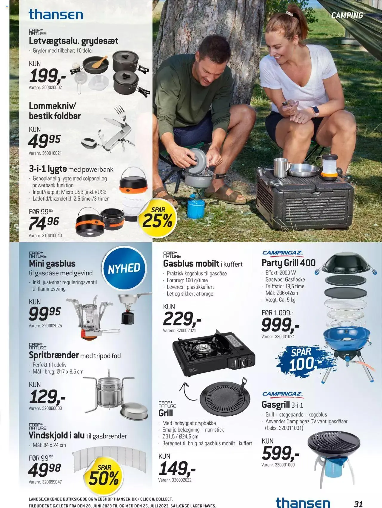 Thansen - Tilbudsavis Gyldig indtil 28. juni - 1. august 2023 - tilbudsavis side 31