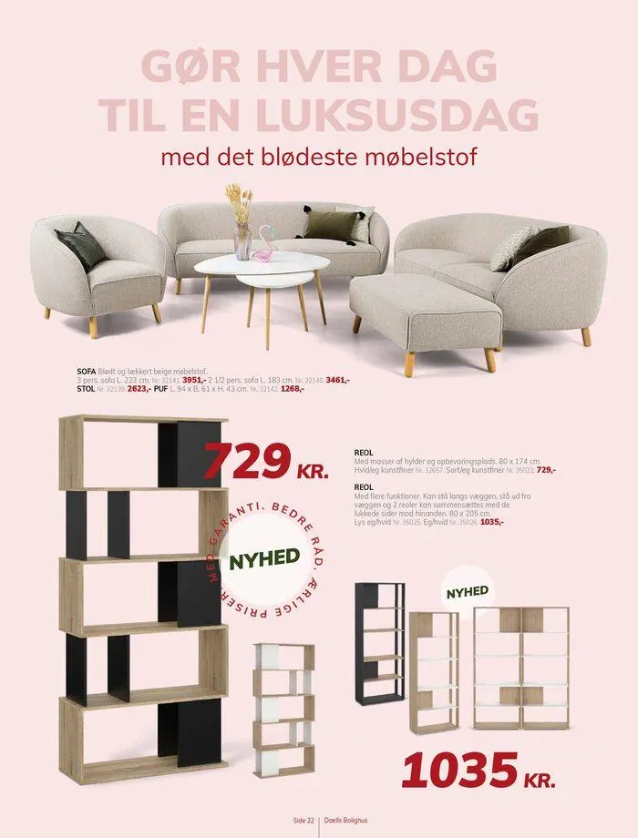 Daells Bolighus Inspiration til spisestuen Gyldig indtil 19. juli - 2. august 2024 - tilbudsavis side 22