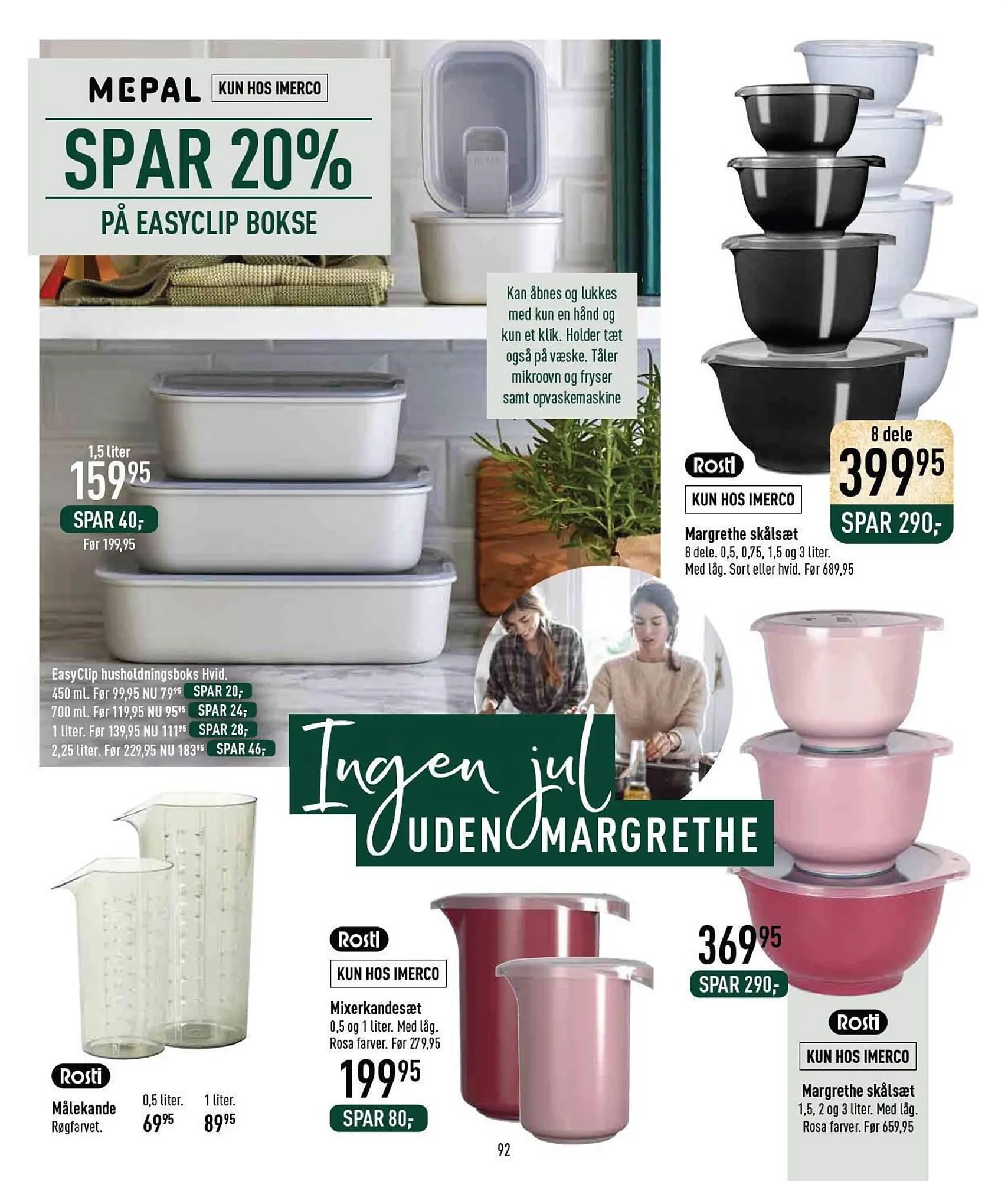 Imerco tilbudsavis Gyldig indtil 20. oktober - 23. december 2023 - tilbudsavis side 92