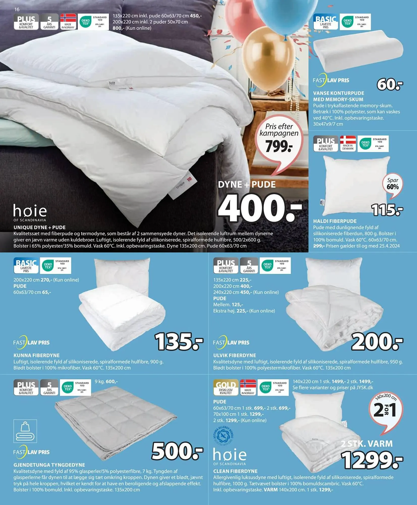 JYSK tilbudsavis Gyldig indtil 28. marts - 4. april 2024 - tilbudsavis side 16