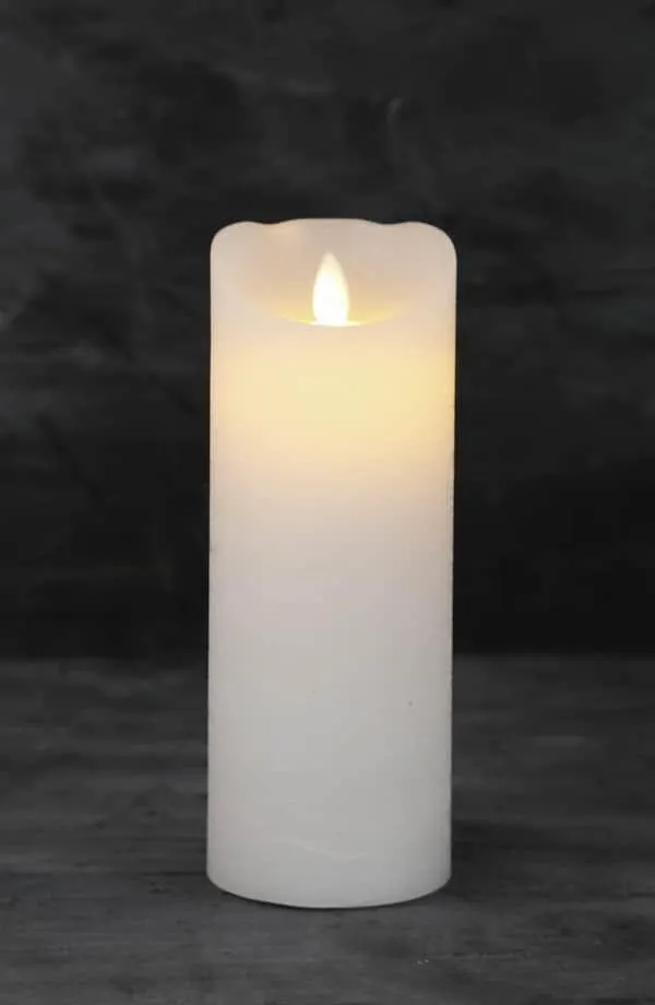 CASA Living LED Bloklys m. bevægelig flamme