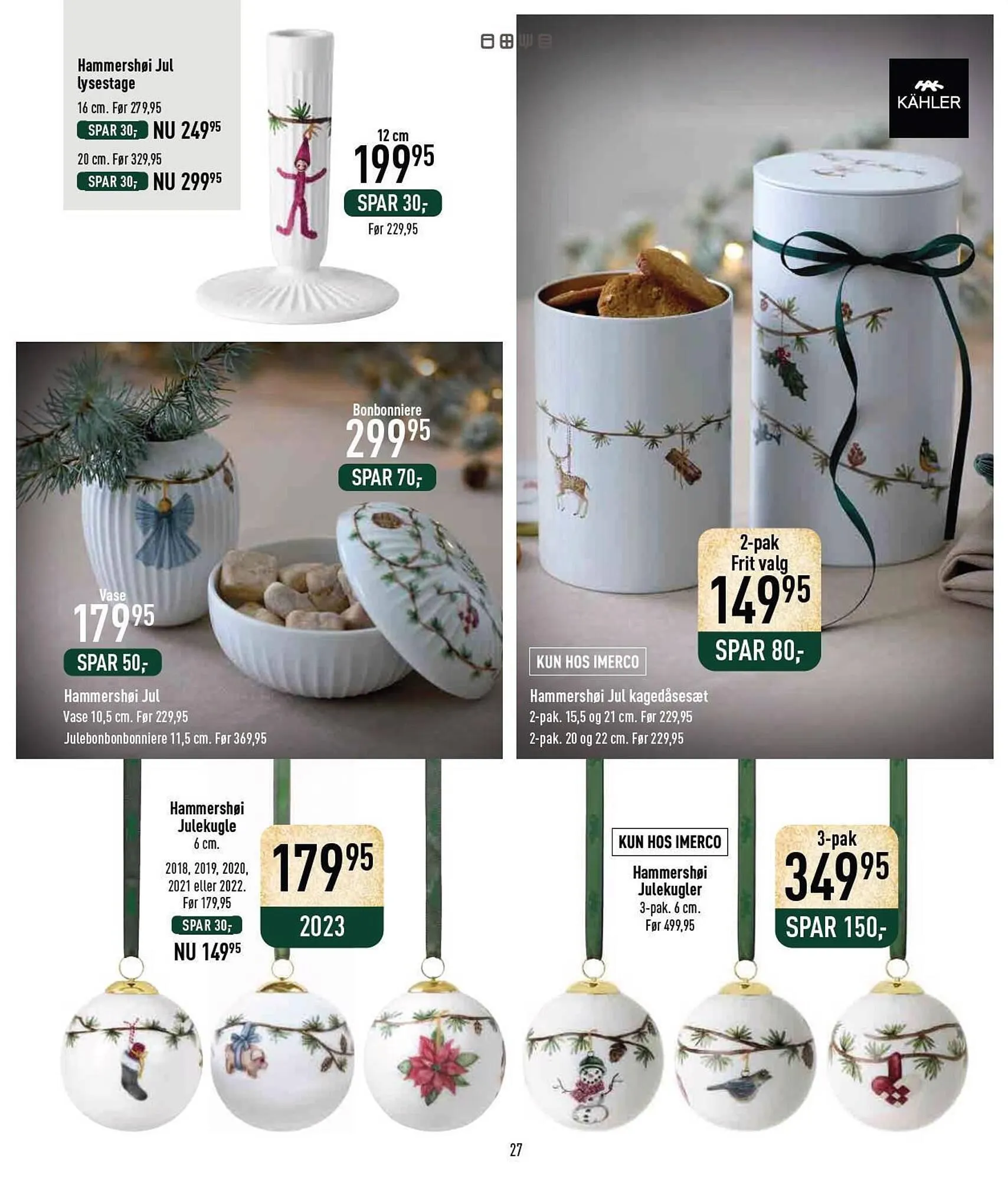 Imerco tilbudsavis Gyldig indtil 20. oktober - 23. december 2023 - tilbudsavis side 27
