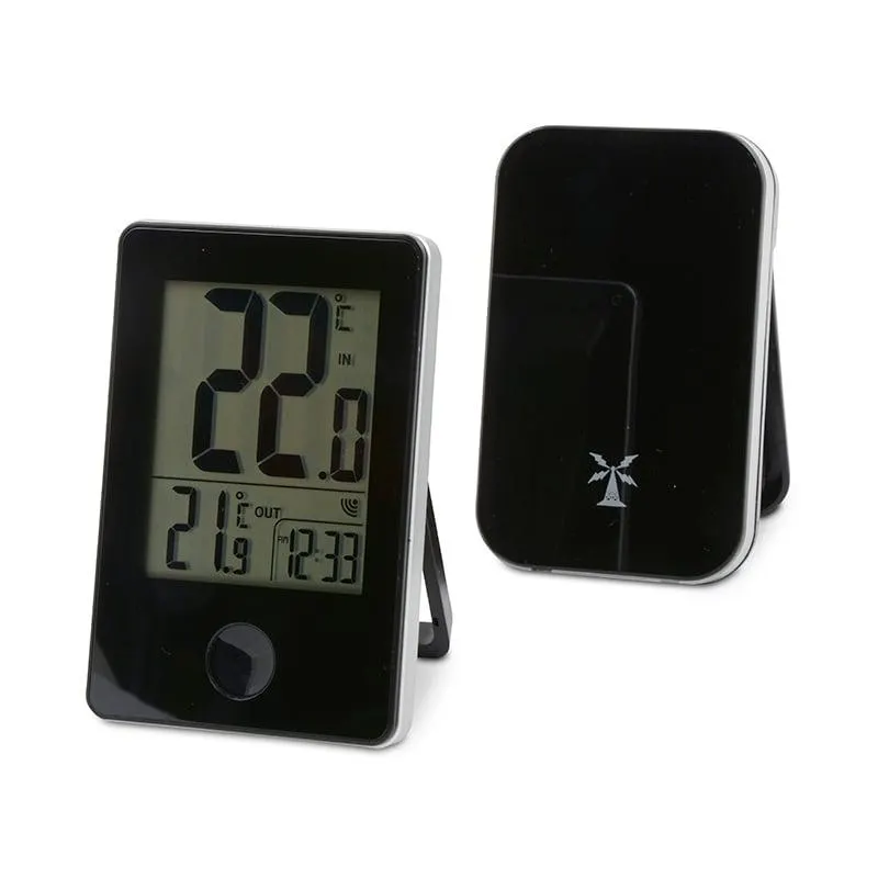 Day trådløs vejstation med ur