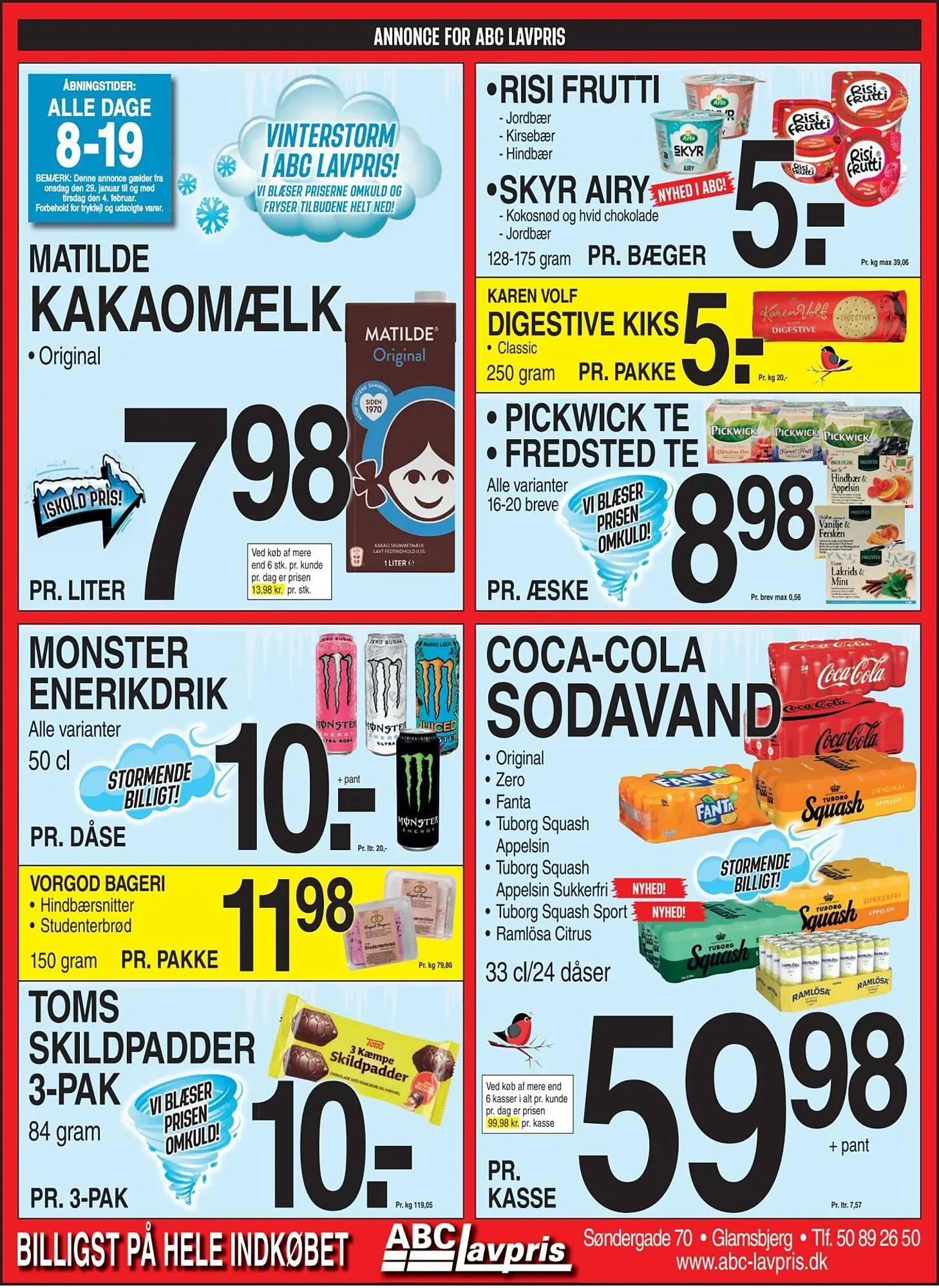 ABC Lavpris tilbudsavis Gyldig indtil 28. januar - 4. februar 2025 - tilbudsavis side 1