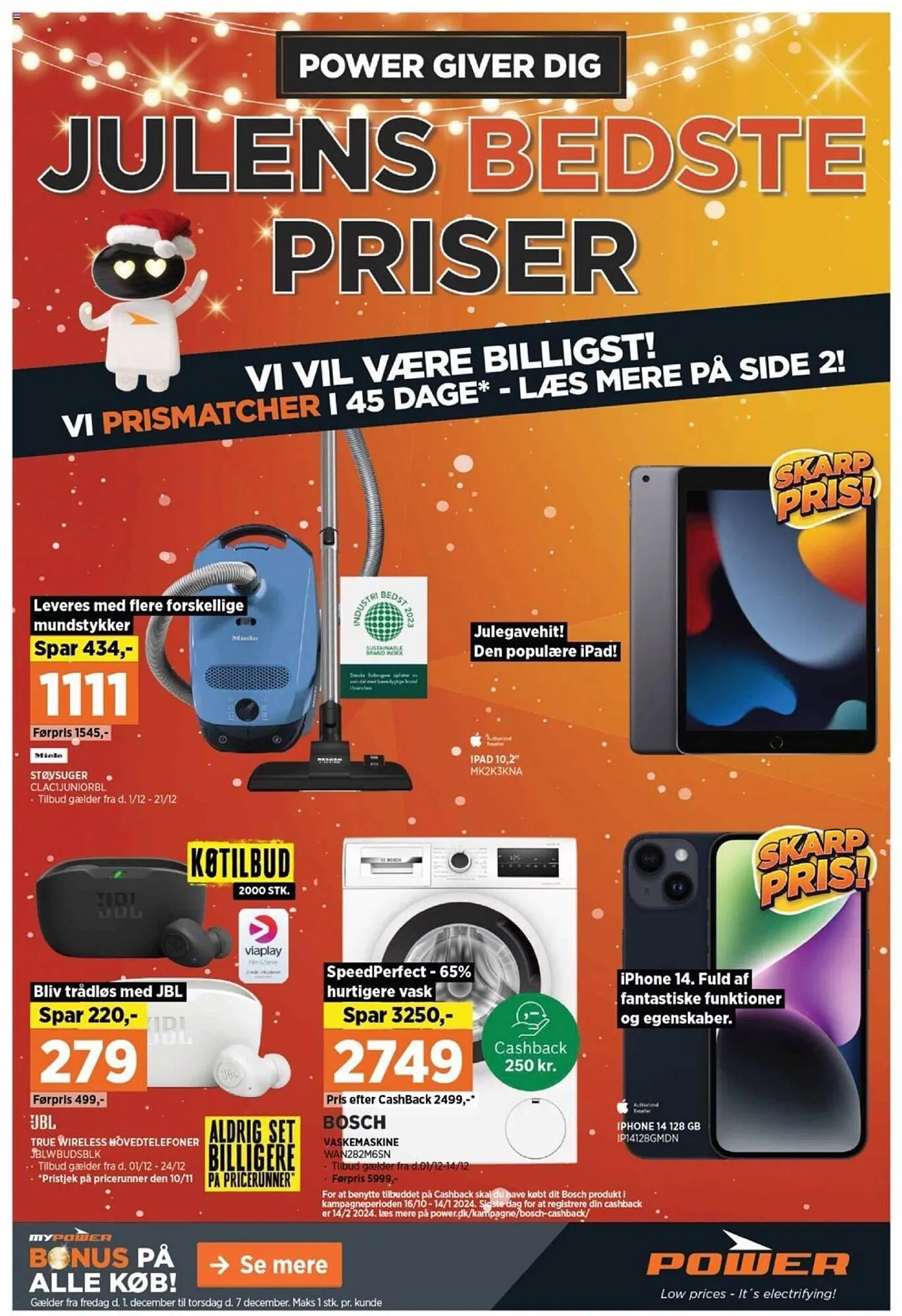 Power tilbudsavis Gyldig indtil 1. december - 24. december 2023 - tilbudsavis side 1
