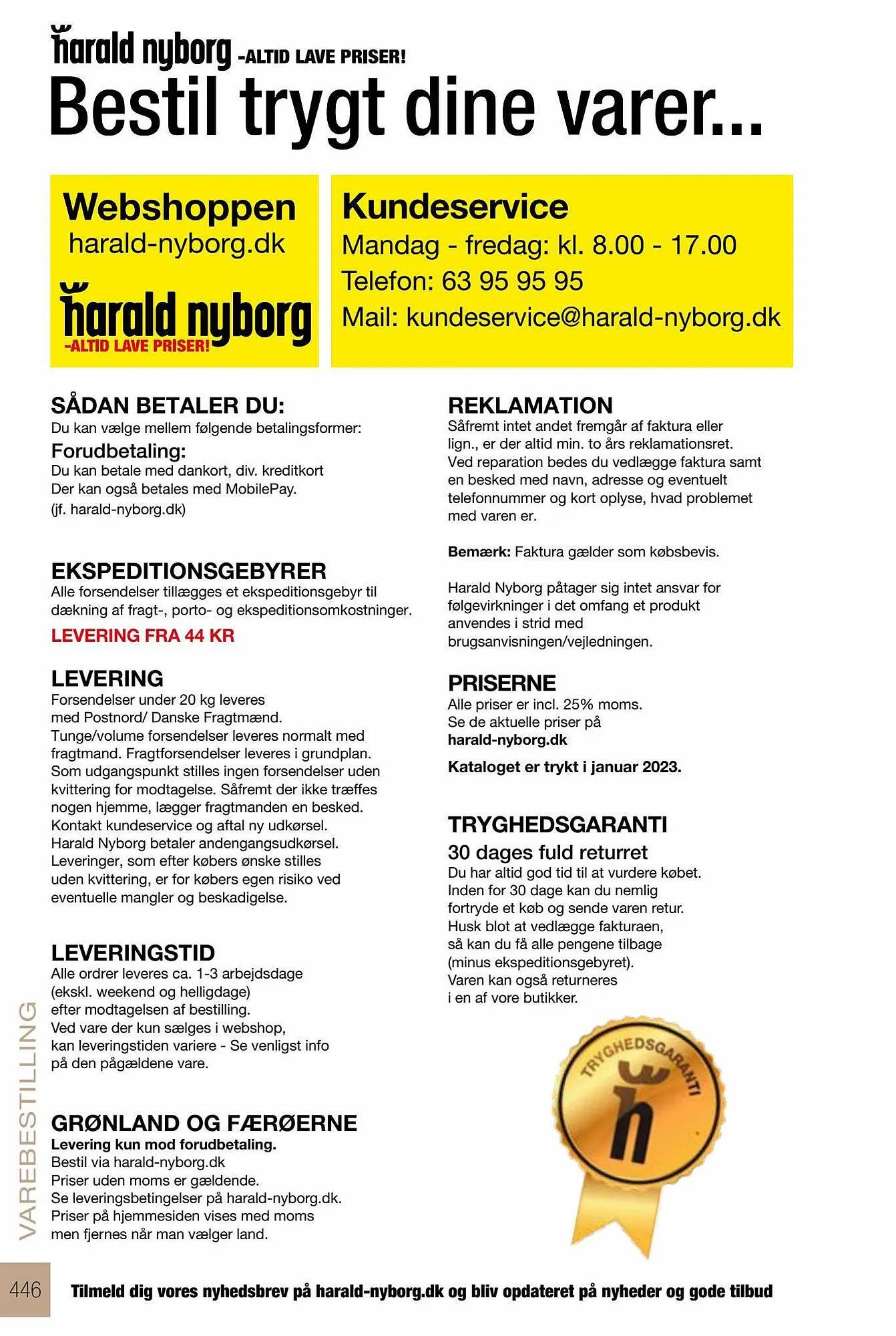 Harald Nyborg tilbudsavis Gyldig indtil 4. januar - 31. december 2023 - tilbudsavis side 446