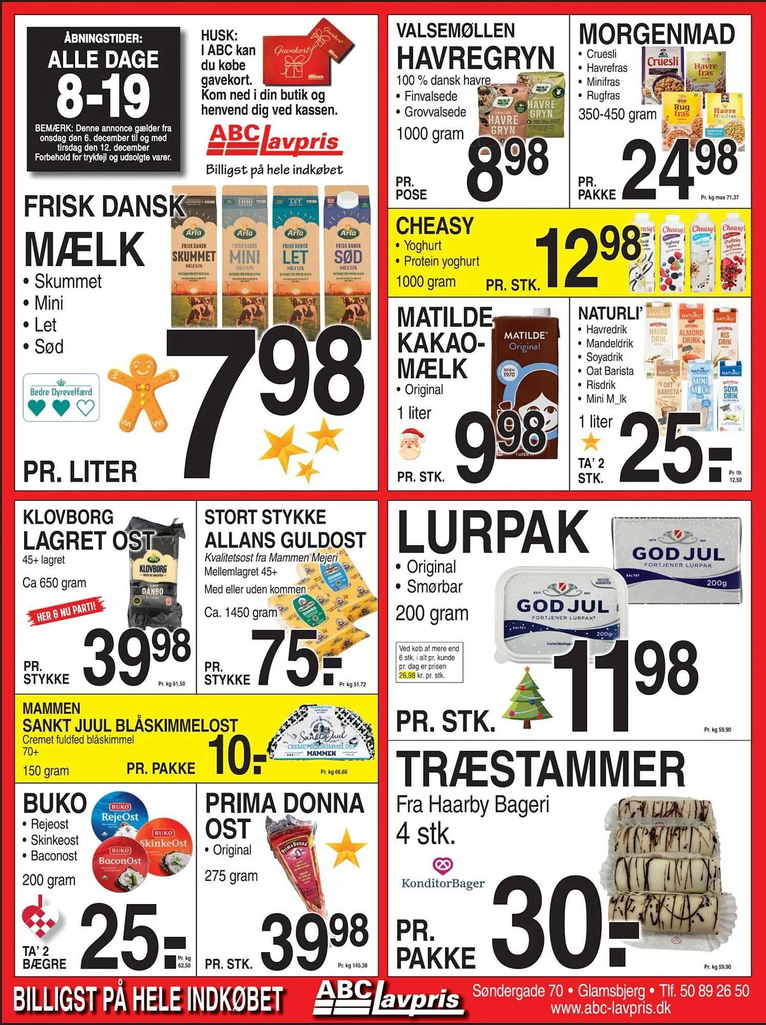 ABC Lavpris tilbudsavis Gyldig indtil 5. december - 12. december 2023 - tilbudsavis side 1