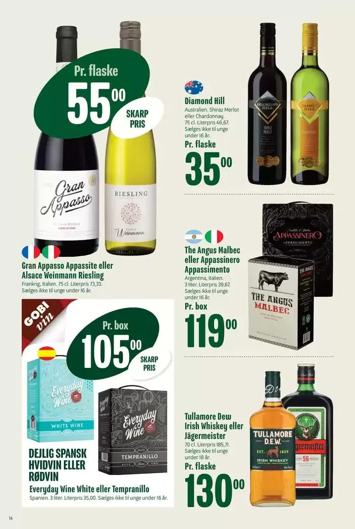 Aktuelle kup og tilbud Gyldig indtil 20. februar - 6. marts 2025 - tilbudsavis side 14