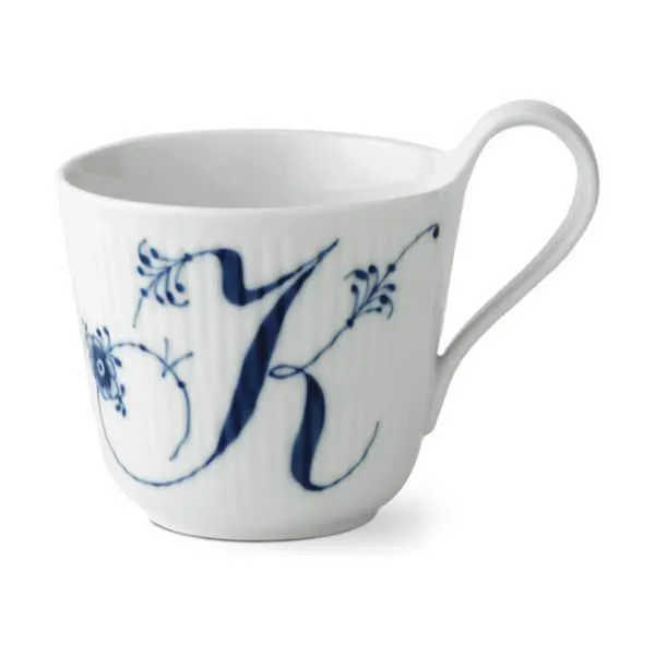 Royal Copenhagen Alfabet kollektion Højhankskop - K